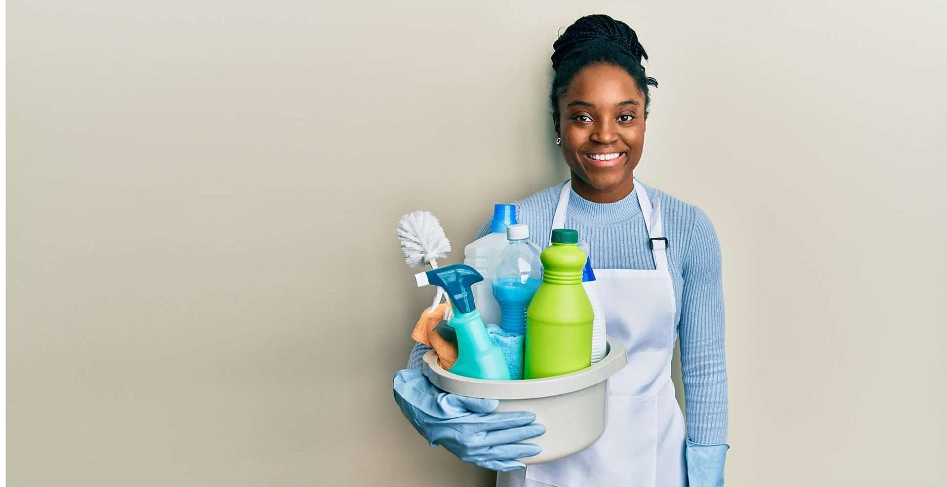 Smiling cleaner