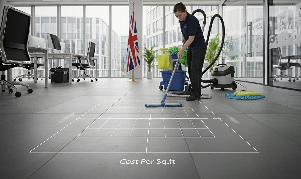 Office Cleaning Cost Per Square Foot in the UK: Price Ranges